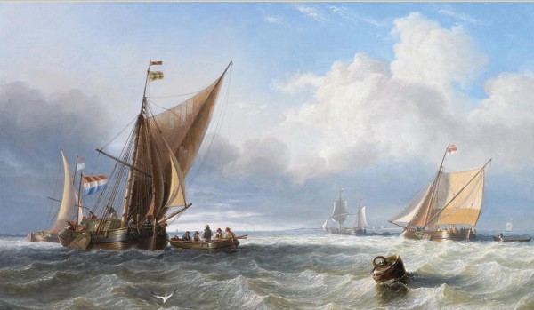 Off the Dutch Coast by John Wilson Carmichael